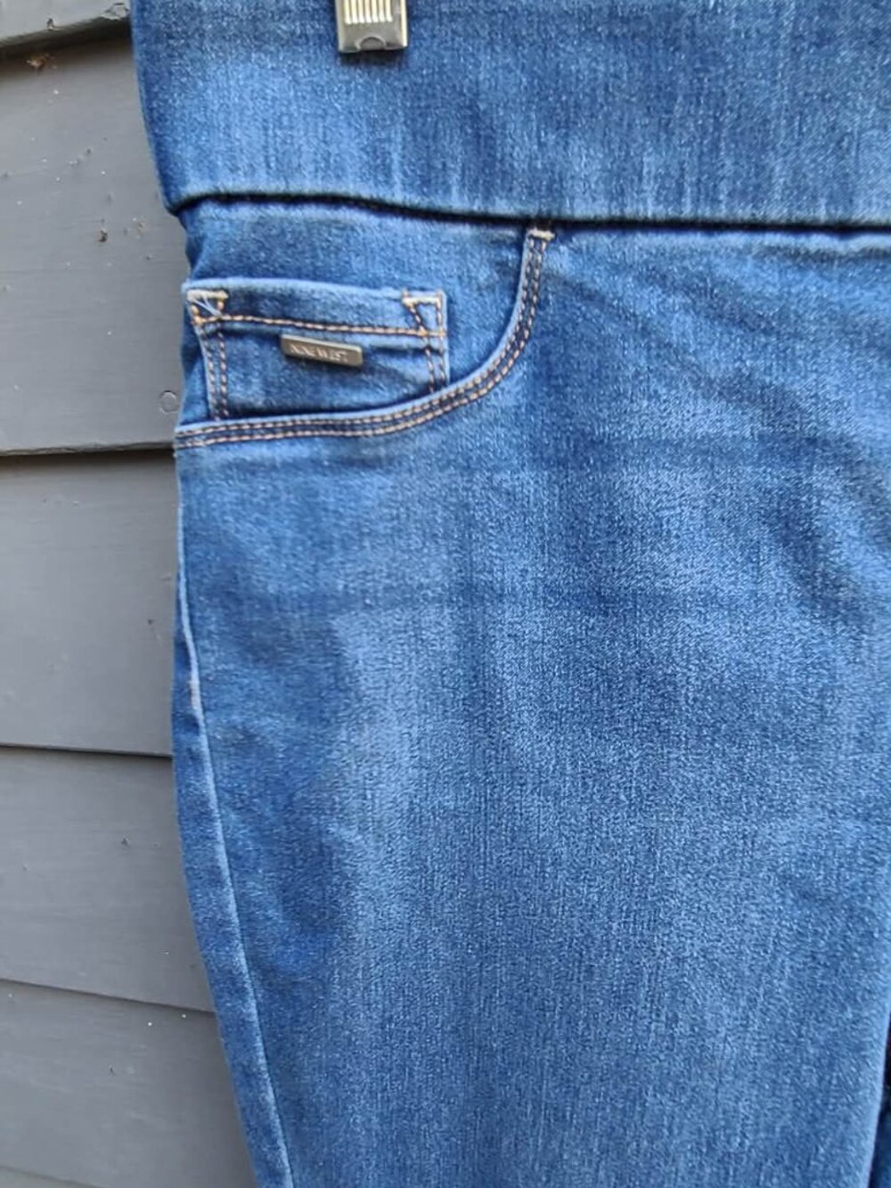 Nine West No Zip Stretchy Heidi Pull On Skinny Jeans size 10 - Picture 6 of 8